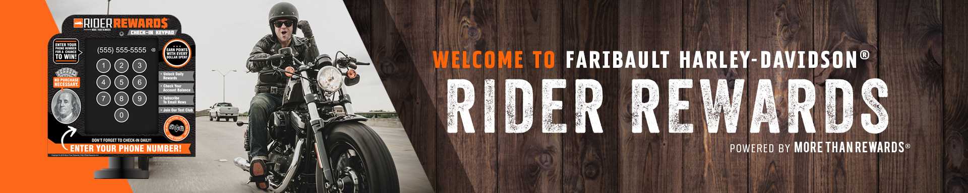 Rider Rewards Banner